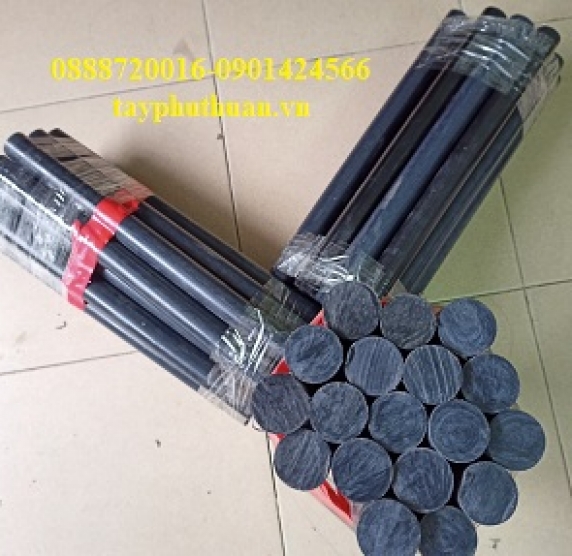 Cây nhựa PE tròn màu đen